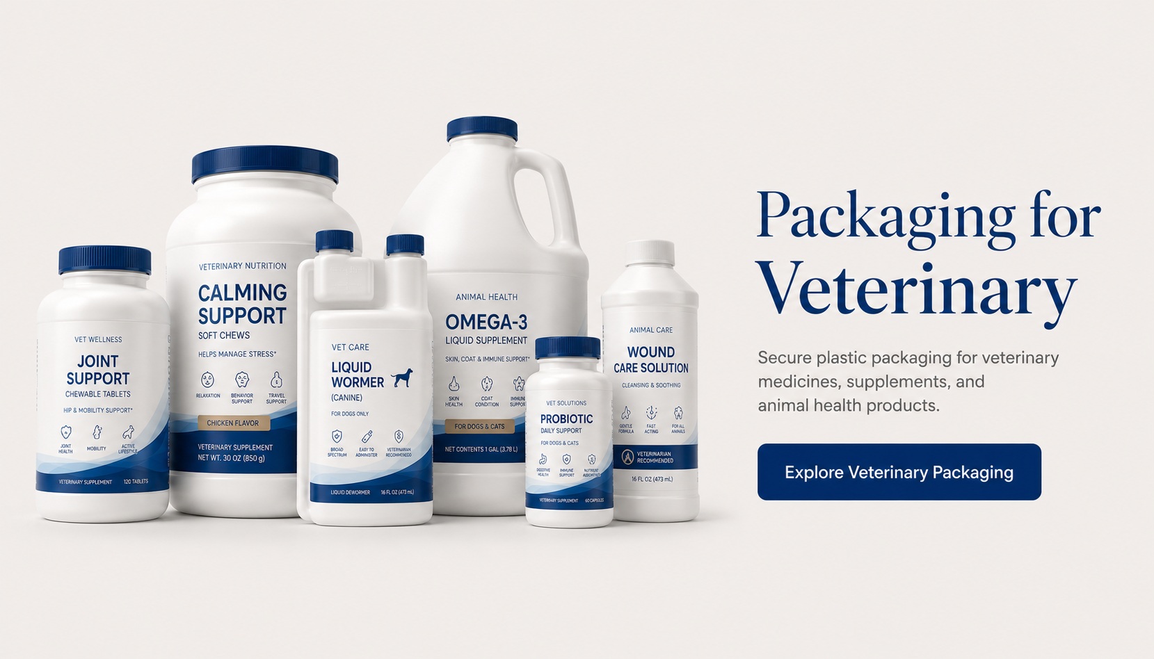 HDPE veterinary bottle manufacturer in Ahmedabad by JADE Polymers