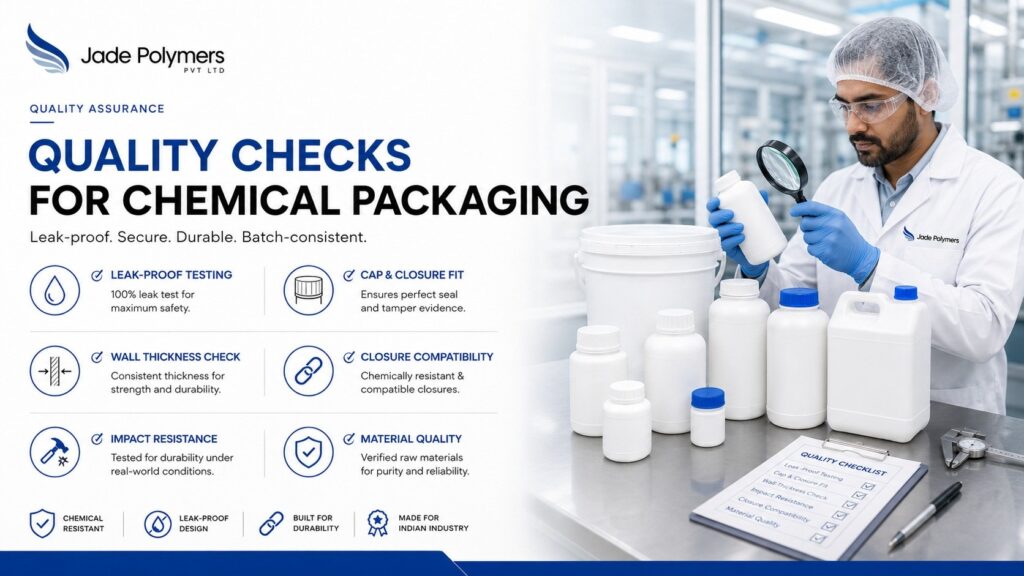 Quality Checks for Chemical Packaging